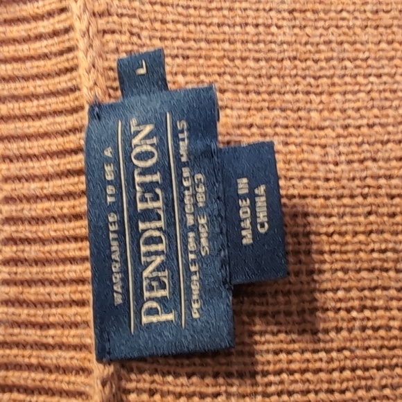 Pendleton Sierra Springs Aztec Southwest Cardigan Cotton Open Sweater Size Large - Picture 6 of 12